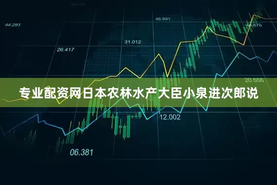 专业配资网日本农林水产大臣小泉进次郎说